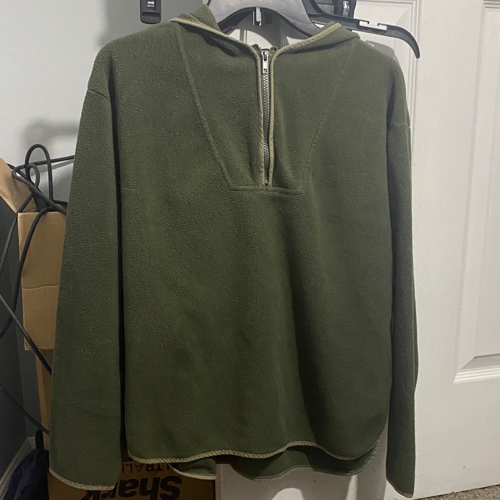 Women's Olive Green Zip-Up Jacket